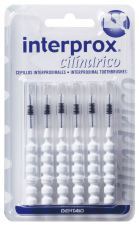 Cylindrical Toothbrush Interprox Interproximal 6 U