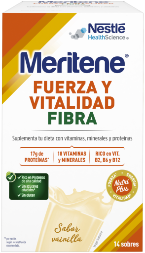 Meritene Fiber Vanilla 14x35 gr