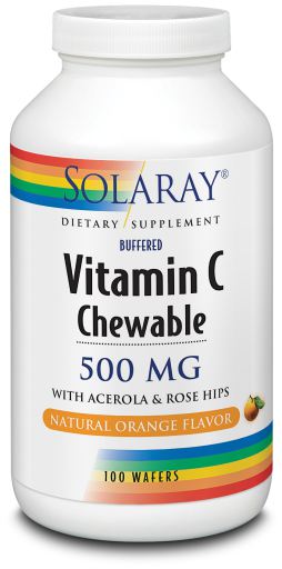 Vitamin C 500 Orange Flavor 100 Chewable Tablets