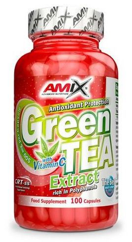 Green Tea Extract With Vitamin C 100 Capsules