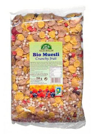 Bio Muesli Crunchy Fruit 250 gr