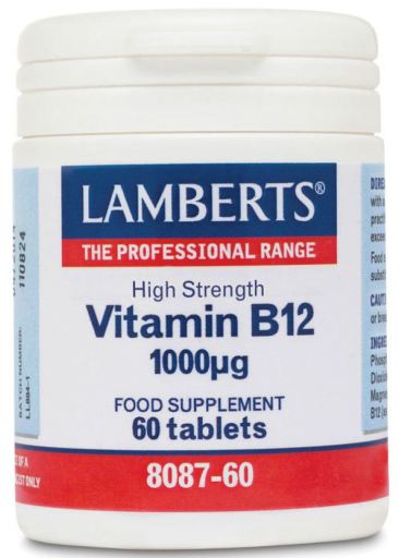 Vitamin B12 1000 mcg 60 tablets