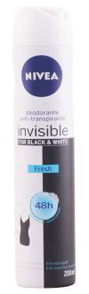 Black &amp; White Invisible Fresh Deodorant Spray 200 Ml