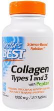 Collagen Types 1 & 3 With Peptan 1000 Mg 180 Tablets