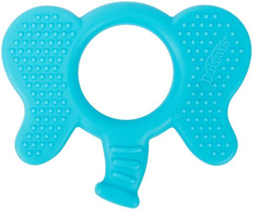 Flexees Friends Elephant-Shaped Blue Teether