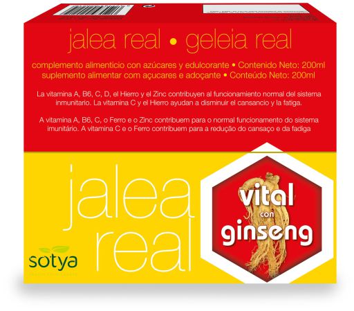 Vital Royal Jelly with Ginseng 20 Phials