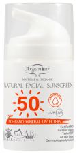 Natural &amp; Organic Facial Sunscreen Spf50 50 ml