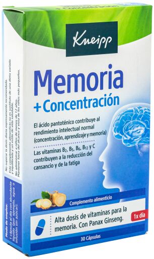 Memory and Concentration 30 Capsules