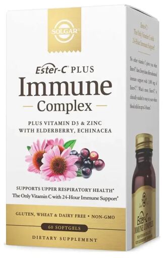 Solgar Ester-C Plus Immune Complex 60 Softgels