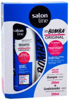 Kit Shampoo E Condicionador Sos Bomba Original 200ml - Salon Line