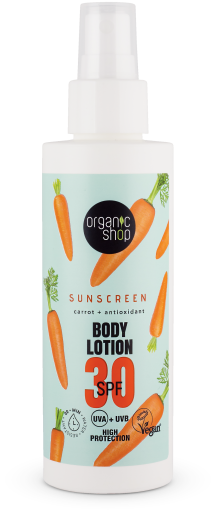 Sunscreen Body Lotion with Carrot SPF 30 150 ml
