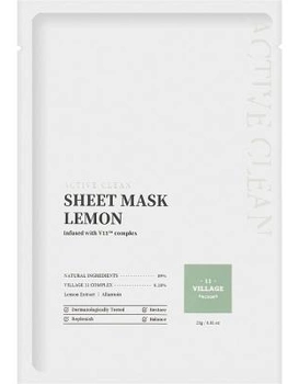 Active Clean Sheet Lemon Mask 23 gr