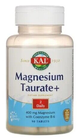Magnesium Taurate 400 mg + B6 90 Tablets