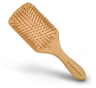 Bamboo Hair Brush Rectangular Paddle