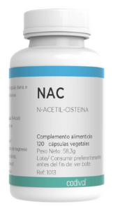 Nac N-Acetyl-Cysteine 120 Capsules