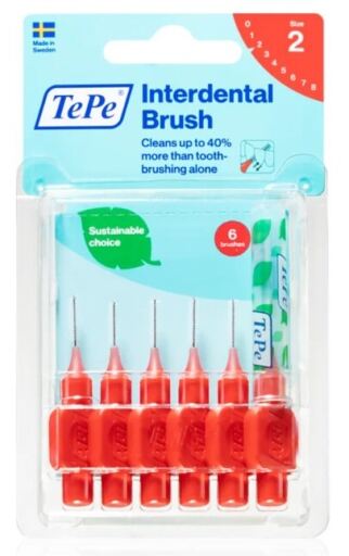 Interdental Brush 0.5 Red 6 Units