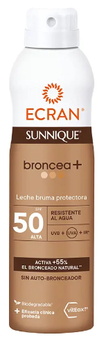 Sunnique Bronze+ Protective Mist Milk SPF 50 250 ml