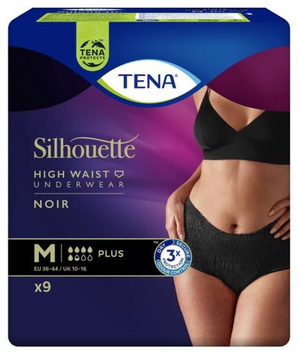 Silhouette Preto High Waist Size M 9 Units