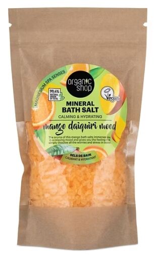Organic Shop Mineral Bath Salts Mango Daiquiri Mood 500g